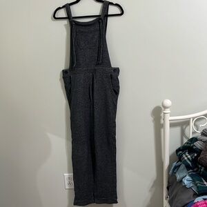 Charcoal Gray Women's Overalls Jumpsuit